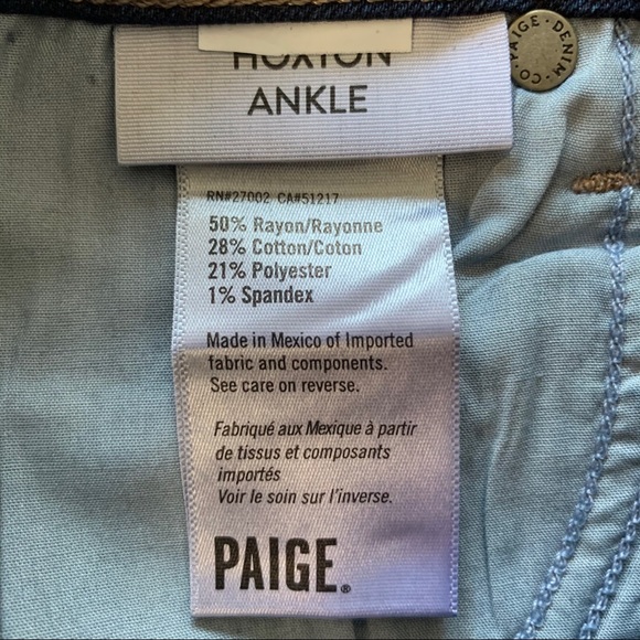 NWT PAIGE Hoxton Ankle Skinny Jeans - Picture 5 of 12